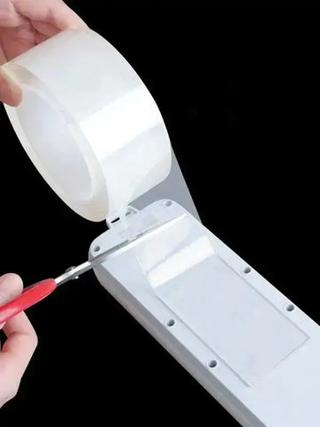 Washable double sided nano tape roll with transparent finish, ideal for reusable strong adhesive needs in home or office DIY projects.
