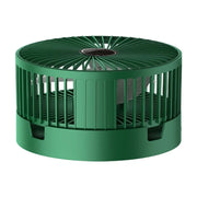 Foldable Table Desk Fan,3-Speeds Portable USB Rechargeable Telescopic Floor White Compact Cooling