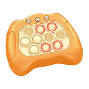 Pop It Push Popper Game sensory toy shaped like a game controller with soft silicone bubbles for stress relief and focus improvement.