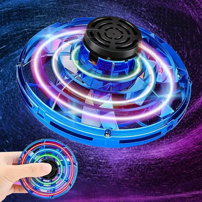 Flying Spinner - Fun & Exciting Toy with vibrant LED lights in motion, perfect for interactive play and entertainment for all ages.