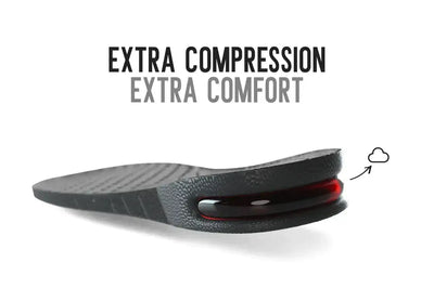 Sole Booster – Comfortable Sole Boost for Men & Women featuring cushioned insole with air compression for extra comfort and discreet height increase.