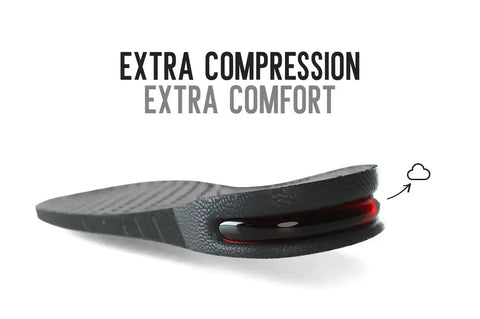 Sole Booster – Comfortable Sole Boost for Men & Women featuring cushioned insole with air compression for extra comfort and discreet height increase.