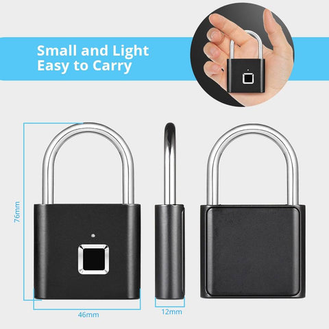 Smart Fingerprint Door Lock with biometric sensor and keyless entry, ideal for securing doors, offices, or rental properties.